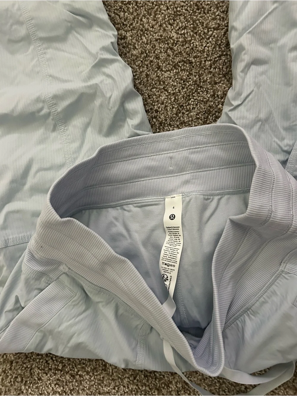 Light Blue woman’s lululemon Drawstring Pants